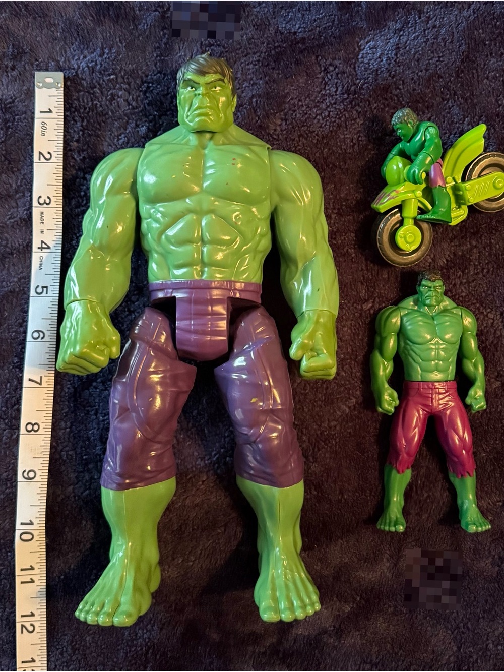 Hulk Action Figures Lot, 3 Included! Must take all.